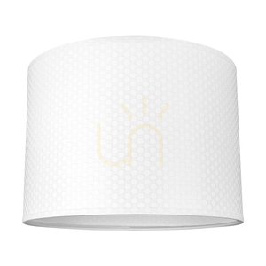 Leila Tischlampe, 1xE27, Max. 40 W, Metall in Chromoptik / transparentes PVC-Kabel / Lampenschirm aus Papier und PVC mit Polka-Dot-Muster, Ø 25 cm small 2