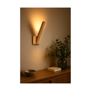 Wandleuchte „Linus In“, 1xLED, 3000 K, 3 W, geölte Eiche, 16 cm small 2