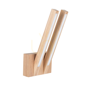 Wandleuchte „Out“ von Linus, 2xLED, 3000 K, 7,5 W, geölte Eiche, 16 cm small 0