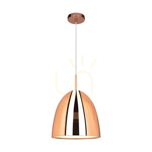 Mads Pendelleuchte, 1xE27, Max. 60 W, Kupfer/transparentes PVC-Kabel, Ø 30 cm small 1