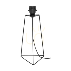 Tischlampe „Marlene“, 1xE27, Max. 25 W, schwarzes Metall / schwarzes PVC-Kabel / weißer Lampenschirm, Ø 30 cm small 1