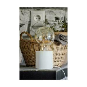 Tischlampe „Minnie“, 1xE27, Max. 25 W, weißes Buchenholz, transparentes PVC-Kabel, Ø 8 cm small 3