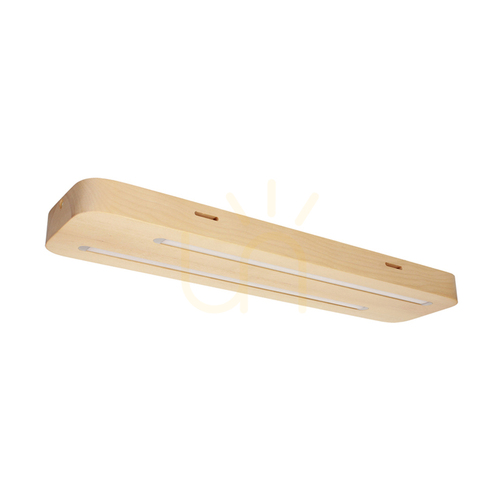 Prüfen Neele Deckenleuchte, 2xLED, 3000 K, 12 W, Birke, 55 cm
