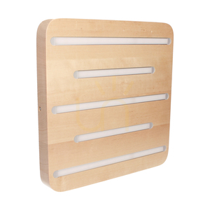 Neele Deckenleuchte, 5xLED, 3000 K, 19,5 W, Birke, 34 cm small 1