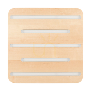 Neele Deckenleuchte, 5xLED, 3000 K, 19,5 W, Birke, 34 cm small 0