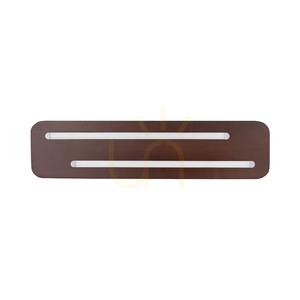 Neele Deckenleuchte, 2xLED, 3000 K, 12 W, Buchen- und Nussbaumholz, 55 cm small 2