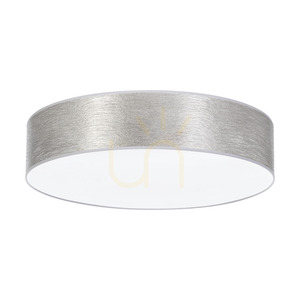 Deckenleuchte „Nevoa“, 4xE27, Max. 25 W, Weißmetall/Silber, Lampenschirm Ø 58 cm small 0