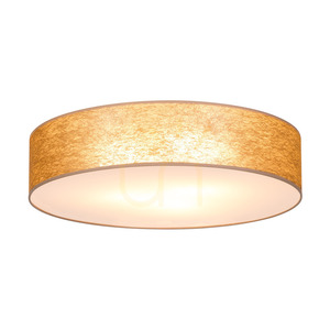 Deckenleuchte „Nevoa“, 4xE27, Max. 25 W, weißes Metall/goldener Lampenschirm, Ø 58 cm small 1
