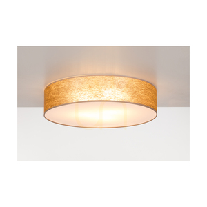 Deckenleuchte „Nevoa“, 4xE27, Max. 25 W, weißes Metall/goldener Lampenschirm, Ø 58 cm small 2