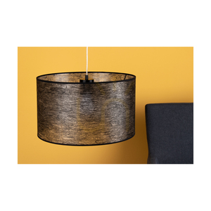 Nevoa Pendelleuchte, 1xE27, Max. 60 W, schwarzes Metall/transparentes PVC-Kabel/schwarzer Lampenschirm, Ø 40 cm small 2