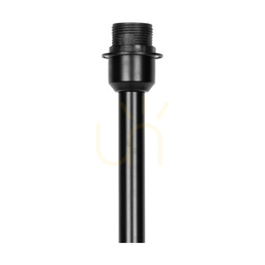 Nevoa Stehlampe 1xE27 Max. 40 W, schwarzes Metall / schwarzes PVC-Kabel / schwarz-gold-silberner Lampenschirm, Ø 55 cm small 1
