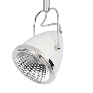 Oliver Deckenleuchte, inklusive 2xGU10-LEDs, max.. 5,5 W, Weiß/Chrom-Metall, 35 cm small 2