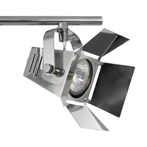 Foto-Deckenleuchte, inklusive 3 GU10-LEDs, max.. 5 W, verchromtes Metall, 57 cm small 2