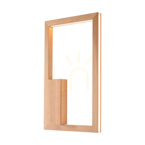 Ramme „In&amp;Out“ Wandleuchte, 1xLED, 3000 K, 28 W, geölte Eiche, mit Touch-Dimmer, 32 cm small 0