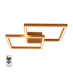 Ramme Deckenleuchte, 1xLED, 3000 K, 48 W, geölte Eiche, mit Fernbedienung, 64 cm small 2