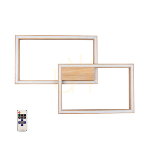 Ramme Deckenleuchte, 1xLED, 3000 K, 48 W, geölte Eiche, mit Fernbedienung, 82 cm small 0