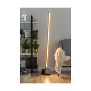 Rapid Stehlampe, 1xLED, 3000 K, 19 W, geölte Eiche/schwarzes Metall/schwarzes PVC-Kabel (40 cm) small 5