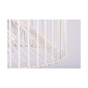 Reve Pendelleuchte, 1xE27, Max. 15-W-LED, geölte Eiche/natur, geflochtenes Kabel/cremefarbene geflochtene Baumwollkordel, Ø 50 cm small 3