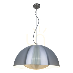 Ray Pendelleuchte, inklusive 1x LED 3000K 28W, Aluminium / transparentes PVC-Kabel, Ø 66 cm small 1
