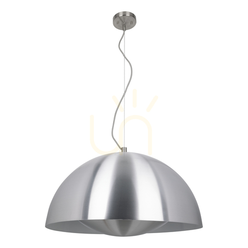 Prüfen Ray Pendelleuchte, inklusive 1x LED 3000K 28W, Aluminium / transparentes PVC-Kabel, Ø 66 cm