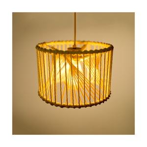 Reve Pendelleuchte, 1xE27, Max. 15-W-LED, Eiche geölt/natur, geflochtenes Kabel/cremefarbene geflochtene Baumwollkordel, Ø 30 cm small 4