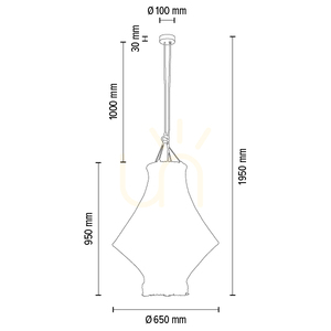 Reve 3xE27 Max. 15-W-LED-Pendelleuchte, geölte Eiche/natur, geflochtenes Kabel/cremefarbenes geflochtenes Baumwollkabel, Ø 65 cm small 2