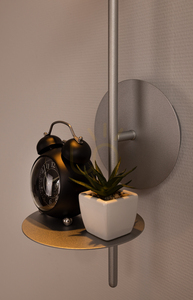 Wandleuchte „Rogna“, 1xGU10, Max. 50 W, Metall verchromt, 19,5 cm small 2