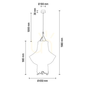 Samba-Pendelleuchte, 3xE27, Max. 15-W-LED, geölte Eiche/natur, geflochtenes Kabel/cremefarbene geflochtene Baumwollkordel, Ø 65 cm small 3