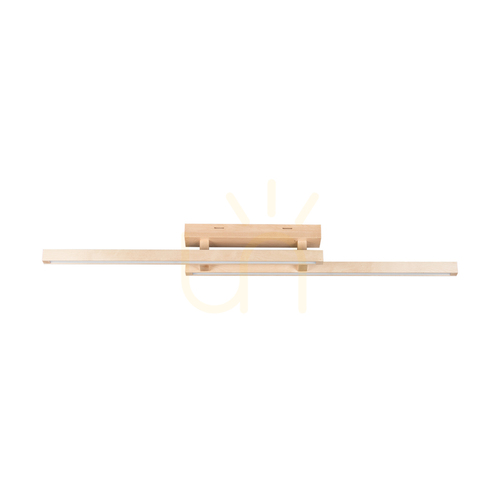 Prüfen Kleine Deckenleuchte, 2xLED, 3000 K, 22,5 W, Birke, 120 cm