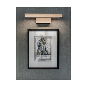 Kleine Wandleuchte, 1xLED, 3000 K, 5,3 W, Birke, mit Touch-Dimmer, 40 cm small 1