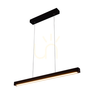 Smal 2xLED 3000K 22,5 W Pendelleuchte, Buche und Walnussholz / transparentes PVC-Kabel mit Touch-Dimmer, 80 cm small 1