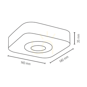 Deckenleuchte „Sunniva“, inklusive 1x LED 3000 K, 5 W, Buche und Nussbaum / satiniertes Metall, 14 cm small 2