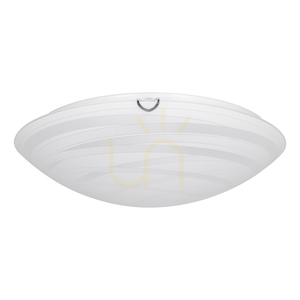 Deckenleuchte „Sydney“, 2xE27, Max. 60 W, Metall in Chromoptik/weißer Glasschirm, Ø 40 cm small 0