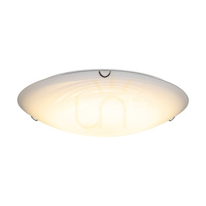 Deckenleuchte „Sydney“, inklusive 1 LED-Leuchtmittel 2700 K, 18 W, Metall in Chromoptik/weißer Glasschirm, Ø 40 cm small 2