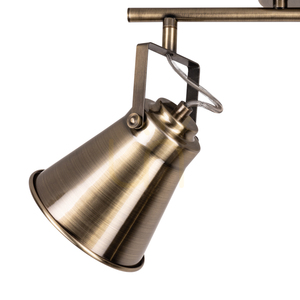 Tekla Deckenleuchte, 2xE27, Max. 60 W, Metallpatina, 39 cm small 2