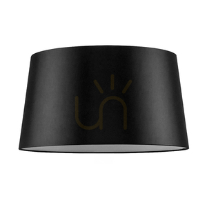 Stativ-Stehlampe, 1xE27, Max. 60 W, Buchen- und Nussbaumholz, transparentes PVC-Kabel, schwarzer Lampenschirm, 67 cm small 1
