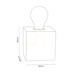 Trongo Tischlampe, 1xE27, Max. 25 W, Buchen- und Nussbaumholz, schwarzes PVC-Kabel, 10 cm small 5