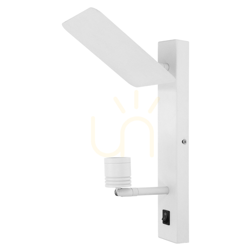 Prüfen Wandleuchte „Turid“, 1xLED, 3100 K, 3 W, weißes Metall, 16 cm