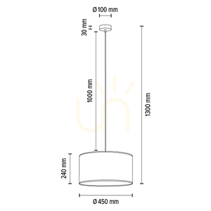 Hängeleuchte „Vert“, 1xE27, Max. 60 W, schwarzes Metall / schwarzer, geflochtener Lampenschirm / bunter Lampenschirm mit Pfauenfeder-Muster, Ø 45 cm small 2