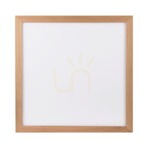 Vivica Square Deckenleuchte, 1xLED, 2700–6200 K, 46 W, geölte Eiche/weißer Glasschirm mit Fernbedienung, 62 cm small 0
