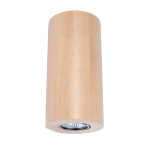 Wooddream Runde Wandleuchte, 2xGU10, Max. 6 W, Birke, Ø 10 cm small 0