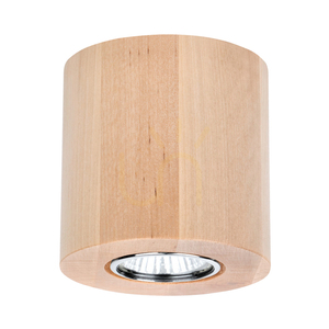 Wooddream Runde Deckenleuchte, 1xGU10, Max. 6 W, Birke, Ø 10 cm small 0