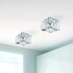 Cristaldream Deckenleuchten-Set, inklusive 3xG4-LED-Lampen (max.. 2,3 W), Klarglas, inklusive Netzteil, 8 cm small 2
