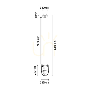 Netuno Pendelleuchte 1xE27 Max. 60 W, gebeiztes Kiefernholz, grau/schwarzes Metall, schwarzes PVC-Kabel, silberner Metallschirm, Ø 15 cm small 3