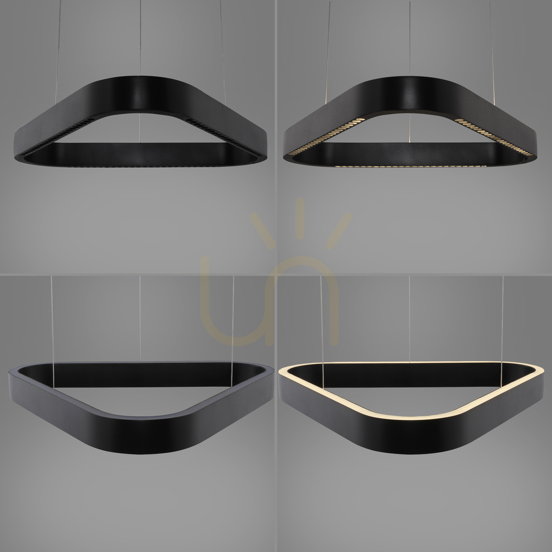 Aussicht Q-STRETTO 2690-18 Schwarz 2xLED-Pendelleuchte Q-STRETTO 2690-18 Schwarz 2xLED-Pendelleuchte