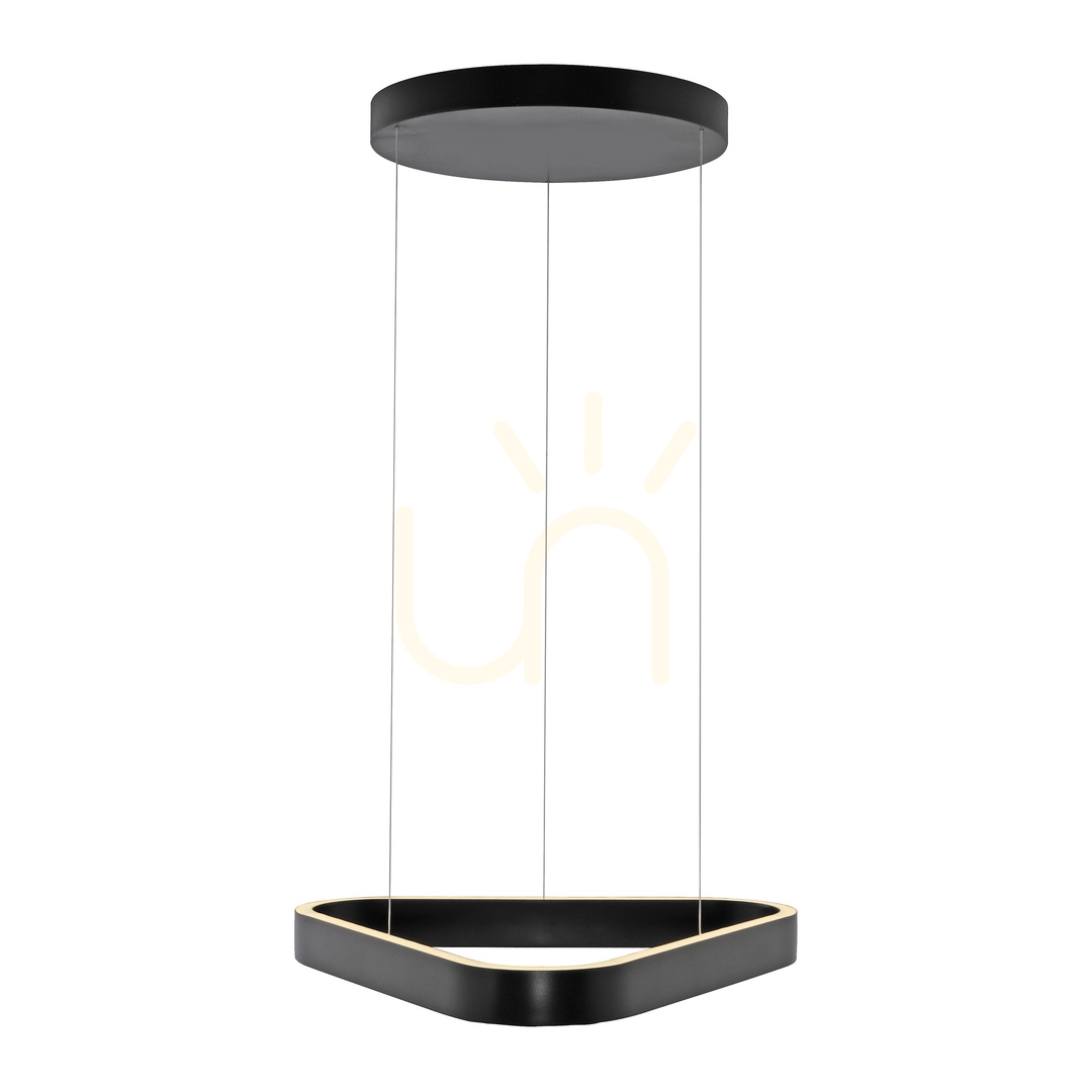 Aussicht Q-STRETTO 2690-18 Schwarz 2xLED-Pendelleuchte Q-STRETTO 2690-18 Schwarz 2xLED-Pendelleuchte