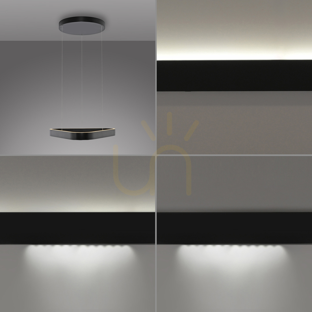 Anzeige Q-STRETTO 2690-18 Schwarz 2xLED-Pendelleuchte Q-STRETTO 2690-18 Schwarz 2xLED-Pendelleuchte