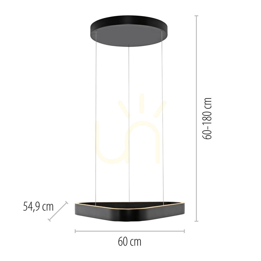 Prüfen Q-STRETTO 2690-18 Schwarz 2xLED-Pendelleuchte Q-STRETTO 2690-18 Schwarz 2xLED-Pendelleuchte