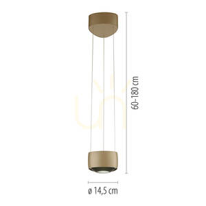 Q-STRETTO 2657-97 Braune 2xLED-Pendelleuchte small 4