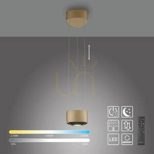 Q-STRETTO 2657-97 Braune 2xLED-Pendelleuchte small 7